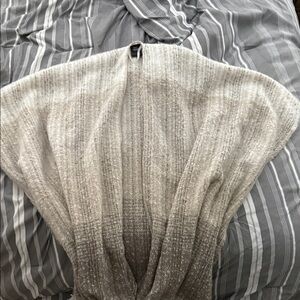 Cejon Cream Poncho Sweater